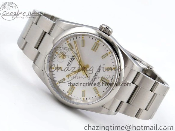 904L Steel 36mm Oyster APF Dial 126000 1:1 Perpetual Silver Best VR3230 Edition 0124